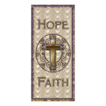 Purple Cross Rack Cards rack cards