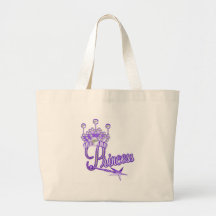 Purple Crown Princess Bags
