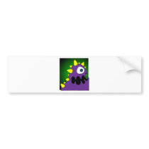 PURPLE CRUNCHER BUMPER STICKERS