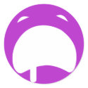 Purple Crying Emoticon stickers