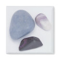 Purple Crystals Magnet by emele1 Purple Crystals Magnet