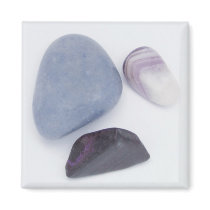 Purple Crystals Magnet by emele1 Purple Crystals Magnet