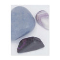 Purple Crystals Postcard by emele1 Purple Crystals Postcard