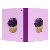 Purple Cupcake Binder