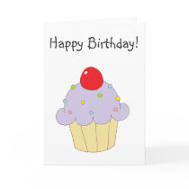 Purple Cupcake cards