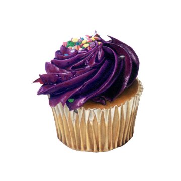 Purple Cupcake Cards card