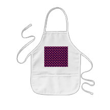 Purple cupcake pattern aprons