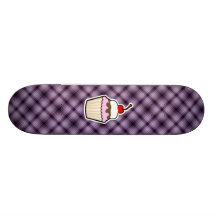 Purple Cupcake Skate Board Decks