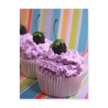 Purple Cupcakes Postcards