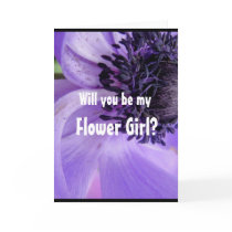 Purple Curls Card