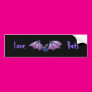 Purple Cute Bat Bumper Stickers