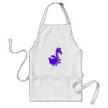 Purple Cute Cuddly Dragon aprons