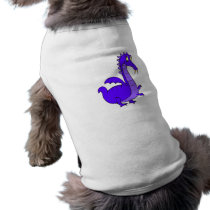 Purple Cute Cuddly Dragon Doggie Tee Shirt