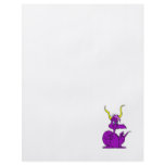 Purple Cute Dragon flyers