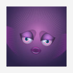 Purple Cutie Bubble canvas prints