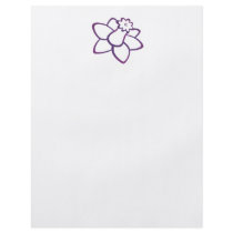 Purple Daffodil Personalized Flyer