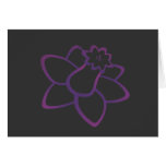 Purple Daffodil Greeting Cards