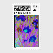 'Purple Daffodils' Postage stamps