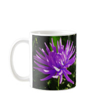 Purple dahlia mugs