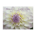 Purple Dahlia %u2022 RSVP Postcard postcard
