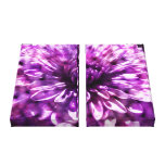 Purple Dahlia - Wrapped Canvas Stretched Canvas Print