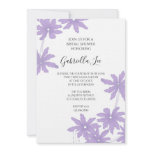 Purple Daisies Bridal Shower Invitation