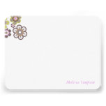Purple Daisies Flowers Blooms Baby Shower Thank Yo Invitations