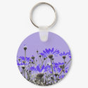 Purple Daisies Keychain keychain