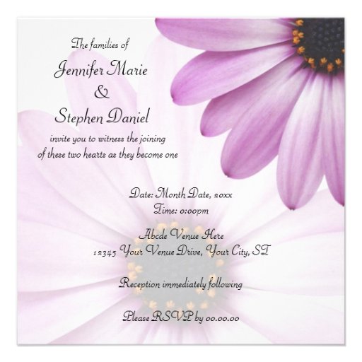 Purple Daisy Announcements