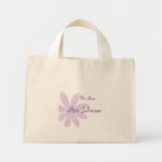 Purple Daisy Bridal Tote Bags Purple Daisy Bridal Tote Bags
