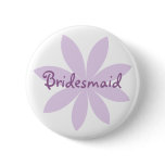 Purple Daisy Bridesmaid Pins