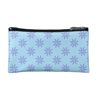 Purple Daisy Cosmetic Bag