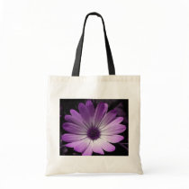 Purple Daisy Flower Jumbo Tote Bag