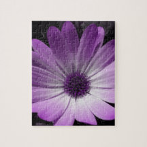 Purple Daisy Flower Puzzle