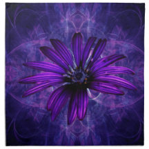 Purple Daisy Passion Napkin