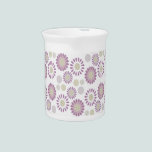 Purple Daisy & Tiny Polka dots Kitchen Decor pitchers