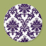 Purple Damask Fridge Magnet Purple Damask Fridge Magnet