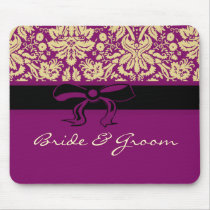 Purple Damask mousepads by samack Purple Damask mousepads