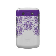 Purple Damask Pattern Blackberry Bold Phone Case casematecase