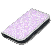 Purple Damask Pattern Folio Planner