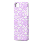 Purple Damask Pattern iPhone 5 Cases