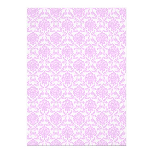 Purple Damask Sweet Sixteen Invitations