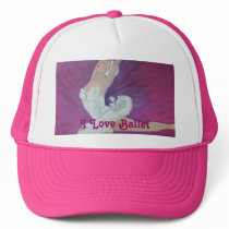 Purple Dancer, I Love Ballet hats by Gandhali Purple Dancer, I Love Ballet hats