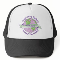 Purple Day for Epilepsy Mesh Hats