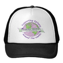 Purple Day for Epilepsy Mesh Hats