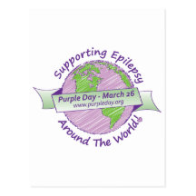 Purple Day for Epilepsy Postcard