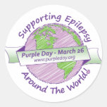 Purple Day for Epilepsy Sticker stickers