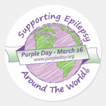 Purple Day for Epilepsy Sticker
