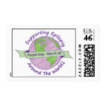 Purple Day stamp stamps