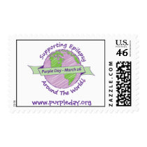 Purple Day stamp